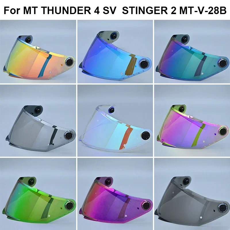 Helmet visor for MT THUNDER 4 SV STINGER 2 MT-V-28B Replacement helmet shield Glasses Goggles Screen Helmet Part Accessories