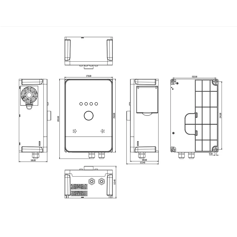 TLF M-Drive 1.5kw Single Phase 220v Variable Speed Asynchronous Fan Inverter 1hp 2hp Variable Frequency Drivers
