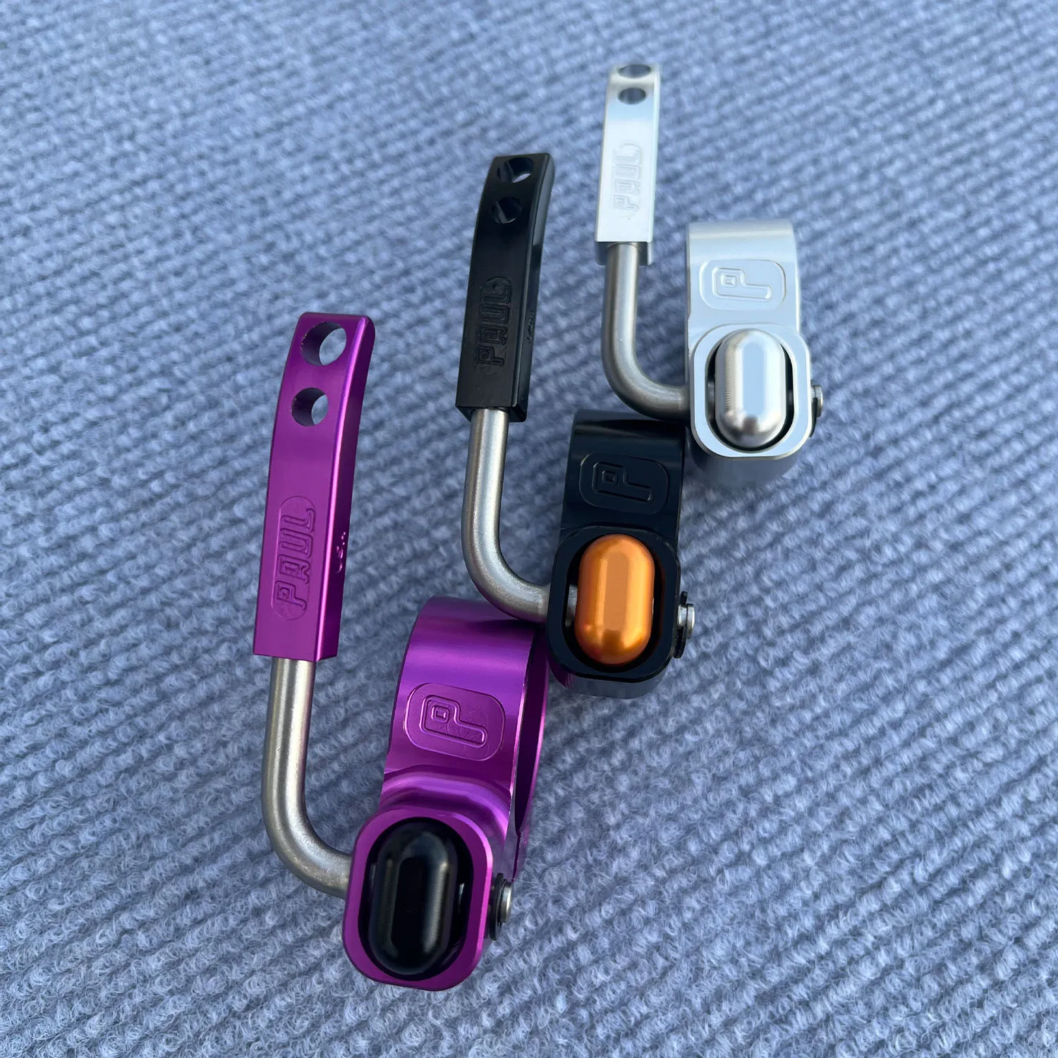 PAUL مقعد آخر طوق الإفراج السريع أنبوب المشبك، مقعد عمود المشبك، قفل قوي للغاية 30 مم سبائك الألومنيوم CNC #6