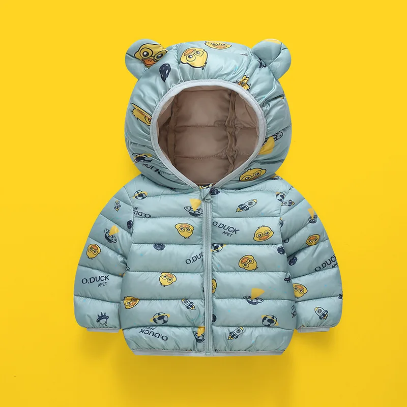

Better versatile Winter jacket boys and girls sweet cartoon print hooded warm coat 0-7 year old Bebe fashion children's clothing