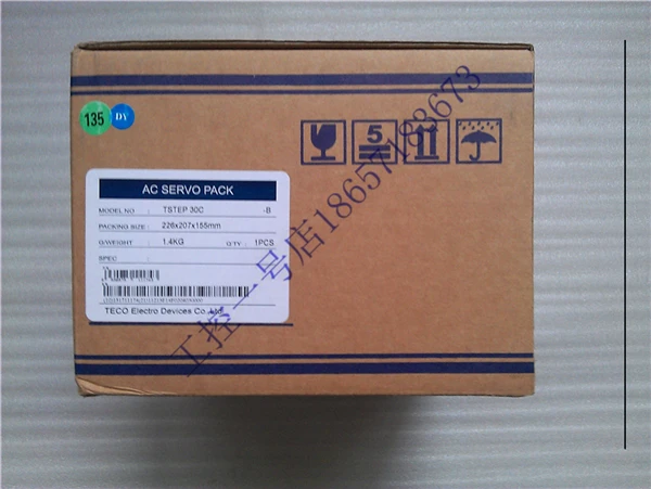 Original Taiwan Dongyuan Servo Motor 1KW TSB13102B-3NTA-1 + Driver TSTEP30C Set