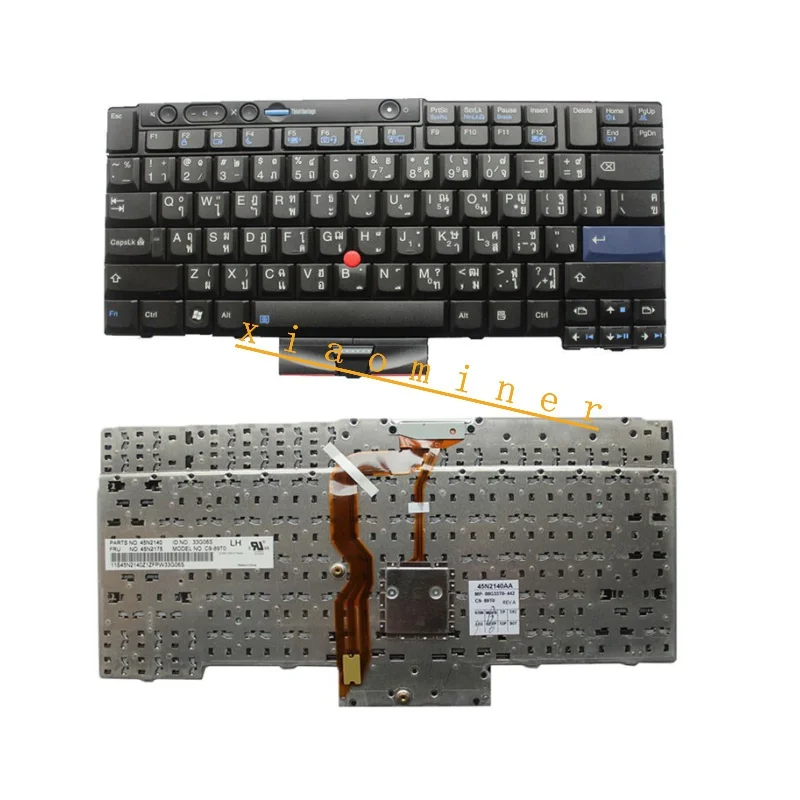 45N2175 FOR Lenovo Thinkpad T400S T410S T420S T410 Thai Keyboard