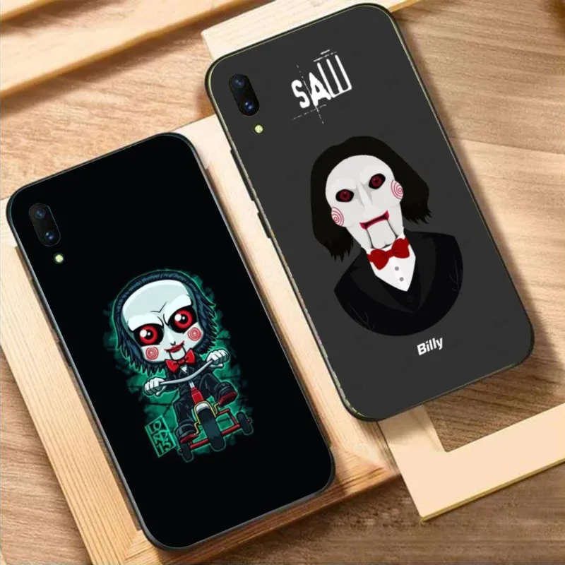 Saw Jigsaw Movie Phone Case for Huawei Mate 40 30 20 10 Pro Lite Nova 9 8 5T Y7p Y7 Black Soft Cover Funda Shell