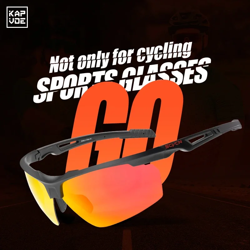 Kapvoe UV400 Fashion Polarzied Sunglasses Outdoor MTB Glasses for Driving Fishing Cycling Golf Women Bike Goggles MTB Bicycle