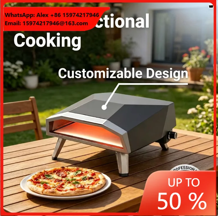 Wholesale Propane Gas Pizza Oven O-16G-S 16 Inch Non Rotating Food Truck Mobile Catering Pizza Oven Factory