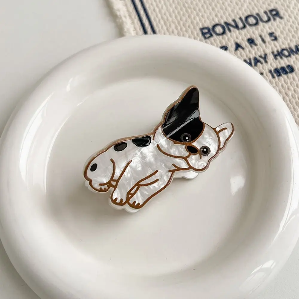 Cute Bulldog Animal Dog Hair Claw Corgi Dog Cartoon Puppy Hair Clip Women Headwear Grab Clip Female