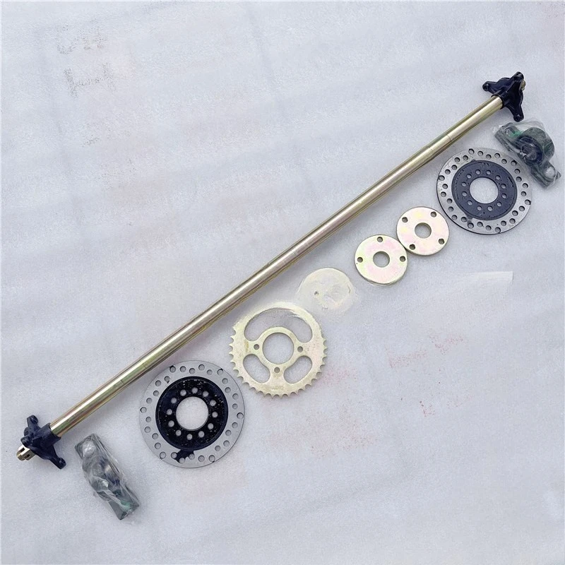 DIY DIY three-wheel, four-wheel motorcycle, ATV kart, modified rear axle,  with dual disc brakes, rear axle with three holes