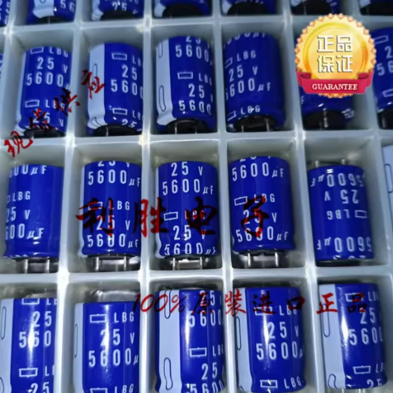 

10-100 шт. японских конденсаторов Black Diamond 25V5600UF 18*25 LBG, замена 25V4700UF, синие, с короткими выводами