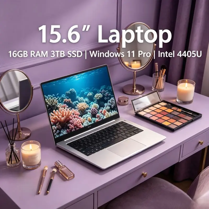

Intel 4405U Processor Equips New Durable 15.6 Inch Portable Notebook, 32GB DDR4 RAM, 2TB Storage Alongside Full Windows 11 Syste