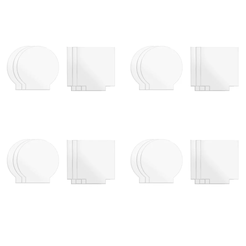 

Лидер продаж - 2 мм акриловый лист, прозрачный литой для оргстекла с двухсторонней защитой для светодиодных подсветительных знаков, дисплей «сделай сам», 24 шт.