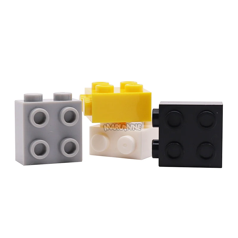 Marumine MOC 22885 Building Blocks Parts Technology 1x2x1.6 Side 4 Hole Brick 20PCS Classic Construction  Accessory Toys Model