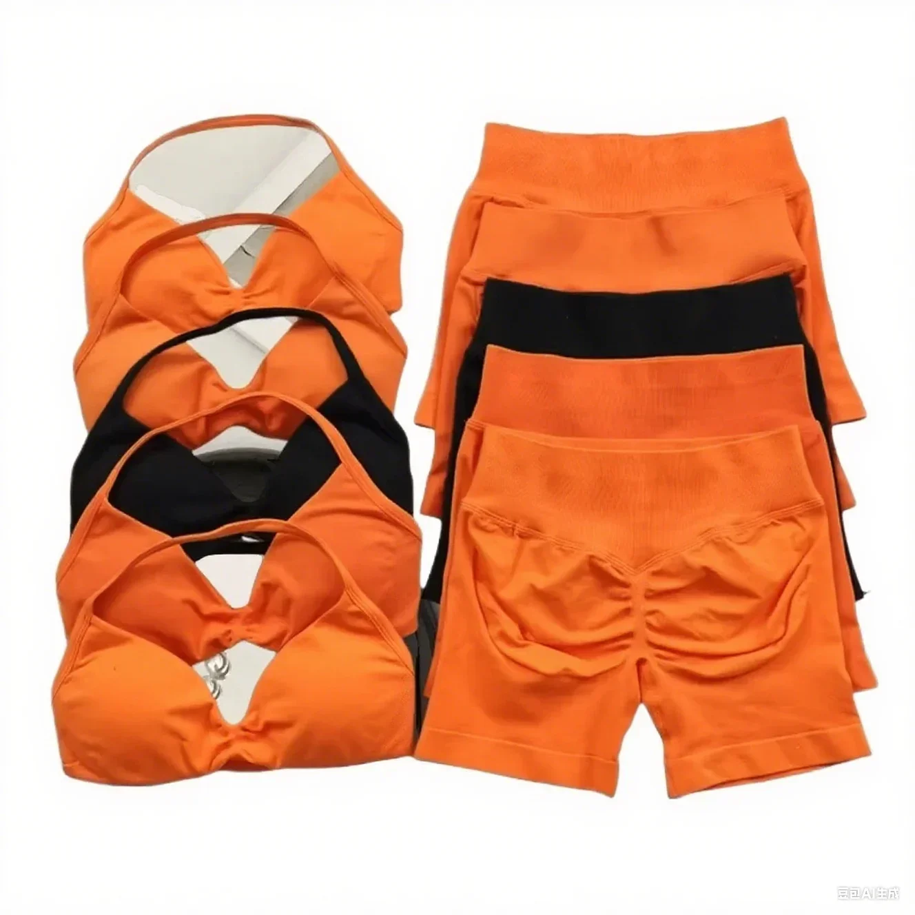 

2025 Sports Suit Pink Bra Waist Peach Sports Suit Pilates Gathering Yoga Vest Shorts with Workout Training Fitness Yoga Bra Sets