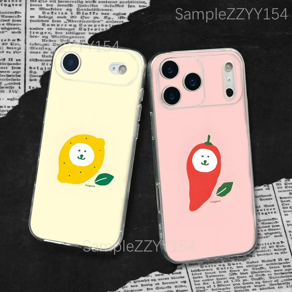 

Cute Joke Bear Phone Case For iPhone 17,16,15,14,13,12,11 Pro,Max,Plus,X,XS,XR,SE4,E Mini Transparent Soft Cover