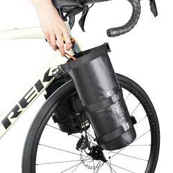 NEWBOLER Portable Waterproof Bike Fork Bags 3L Portable Bike Bags Electric Scooter Bags Bicycle Front Bags Bicycle Fork Bags