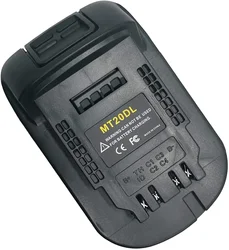 MT20DL Battery Adapter For Makita 18V Bl1830 Bl1860 Bl1815 Li-Ion Battery Convert to For Dewalt 18V 20V Li-Ion Battery tool