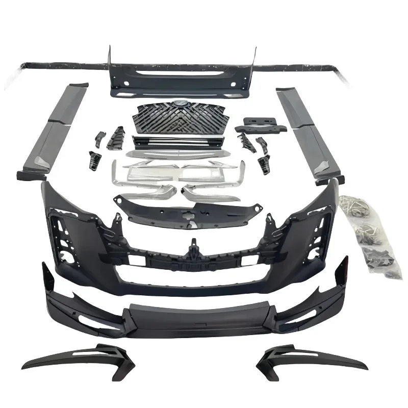 

Комплект кузова TR с большой оберткой для модернизации Alphard включает в себя центральную сетчатую решетку переднего бампера, боковая юбка заднего бампера