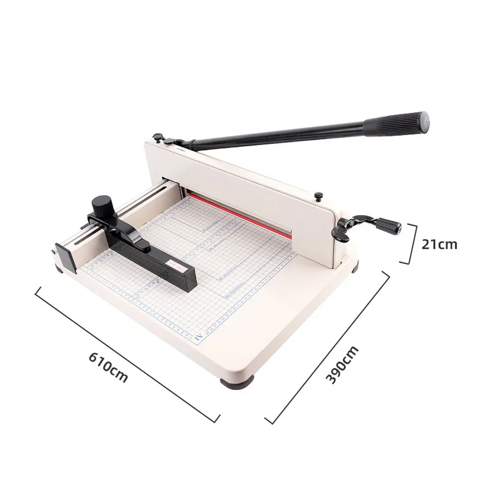 1PC Heavy Duty A4 Paper Trimmer Paper Cutter Photo Cutter Hand Operate Manual Max Thickness 4cm Paper Cutting Machine 858A4