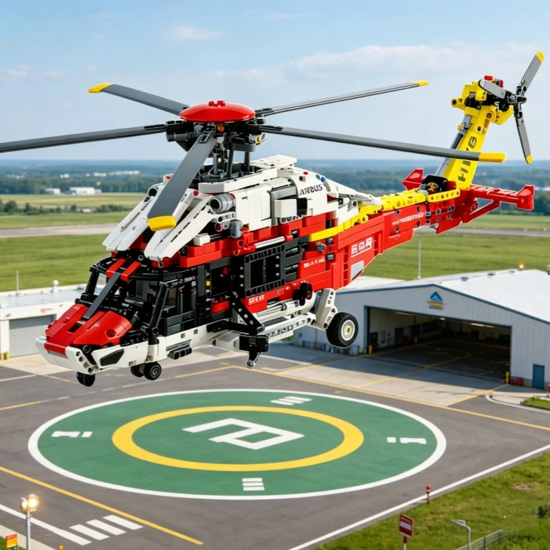 

Набор для сборки вертолета Airbus H175 (2001 деталь), конструктор, игрушка, подарок на Новый год для детей