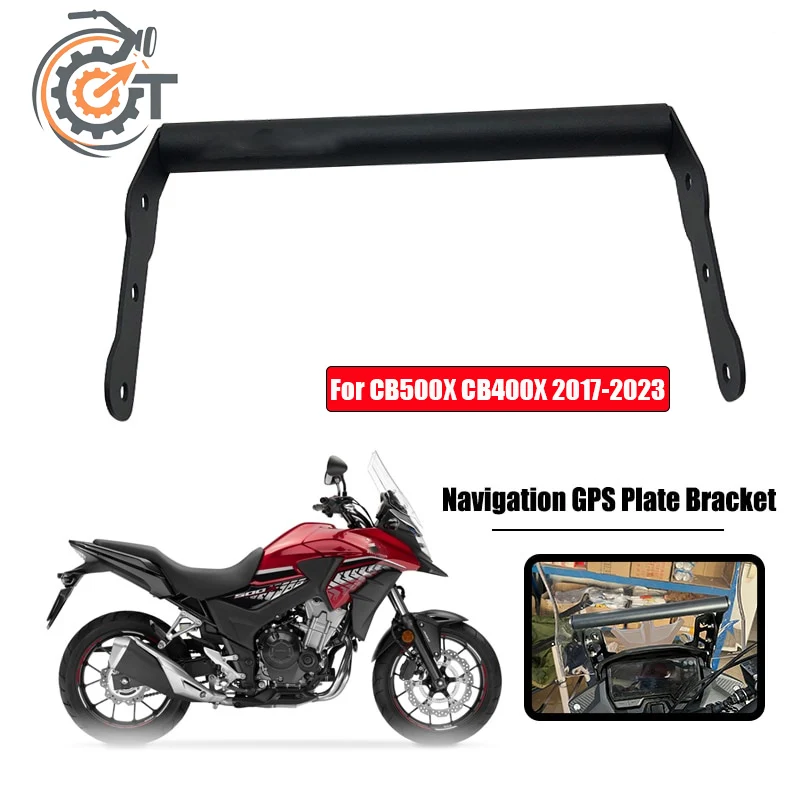 For HONDA CB400X CB500X 2017-2023 2016 Motorcycle Accessories GPS Navigation Holder Support Smart Phone Adapt Mount Bar Bracket