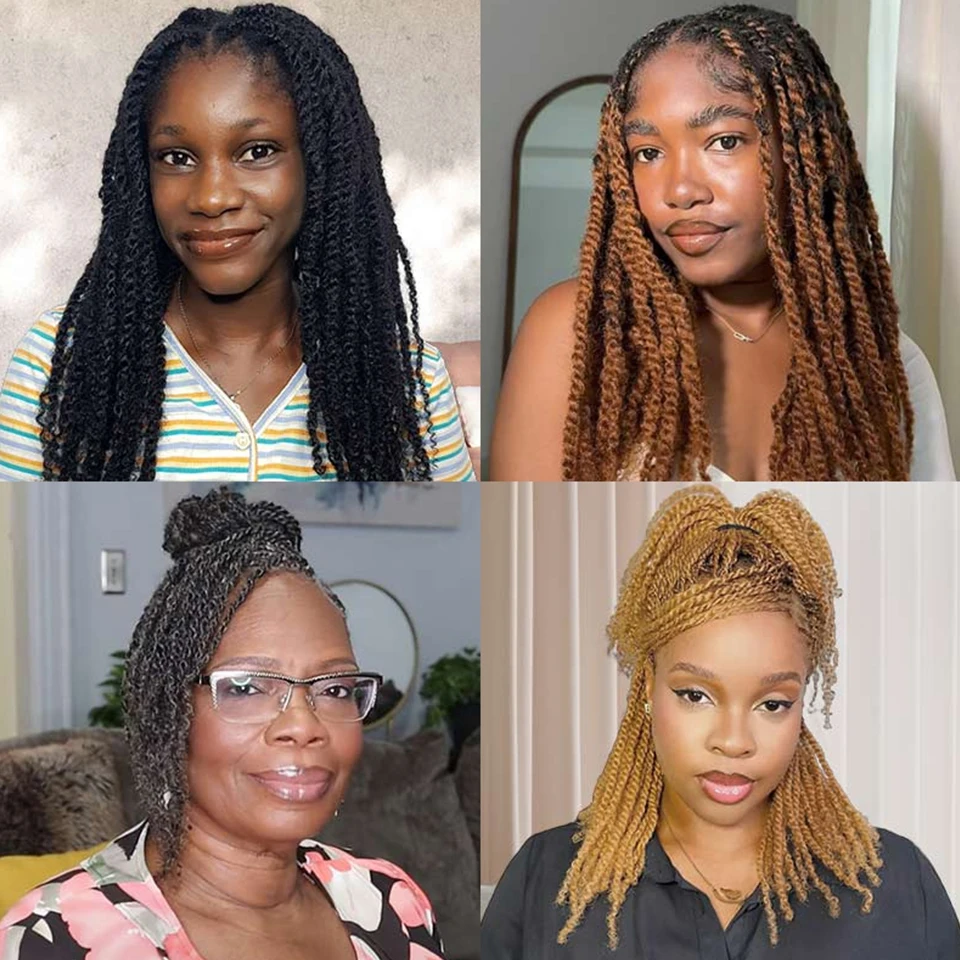 Cabello humano a granel afro kinky lacio para trenzar, torcer, QVR Remy a granel para rastas, color natural, trenzas africanas 6
