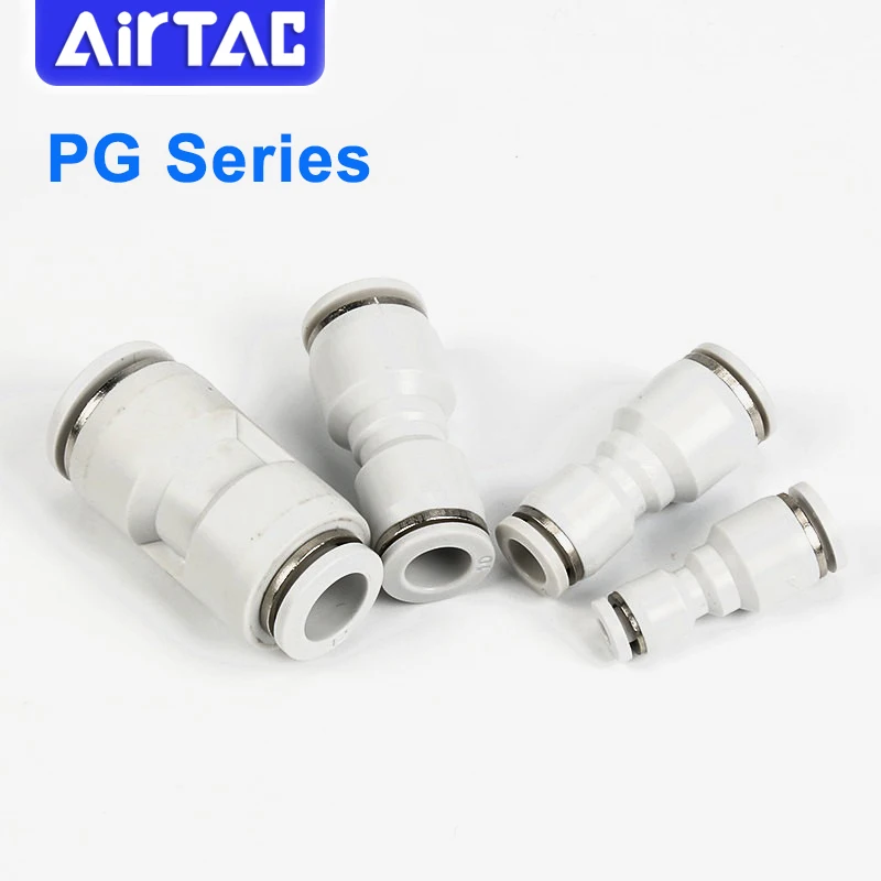 PG Airtac Pneumatic Straight-through Variable Diameter Air Pipe Quick Connector Quick Plug  4 6 8 10 12 16mm