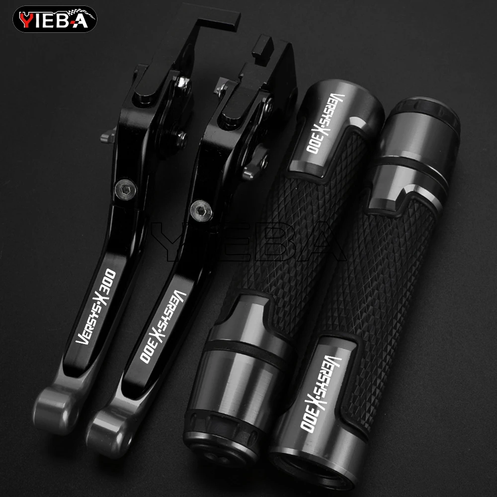 

FOR Kawasaki VERSYS-X300 2017-2021 2020 2019 2018 VERSYS X300 Motorcycle Adjustable Foldable Brake Clutch Levers Handlebar Ends