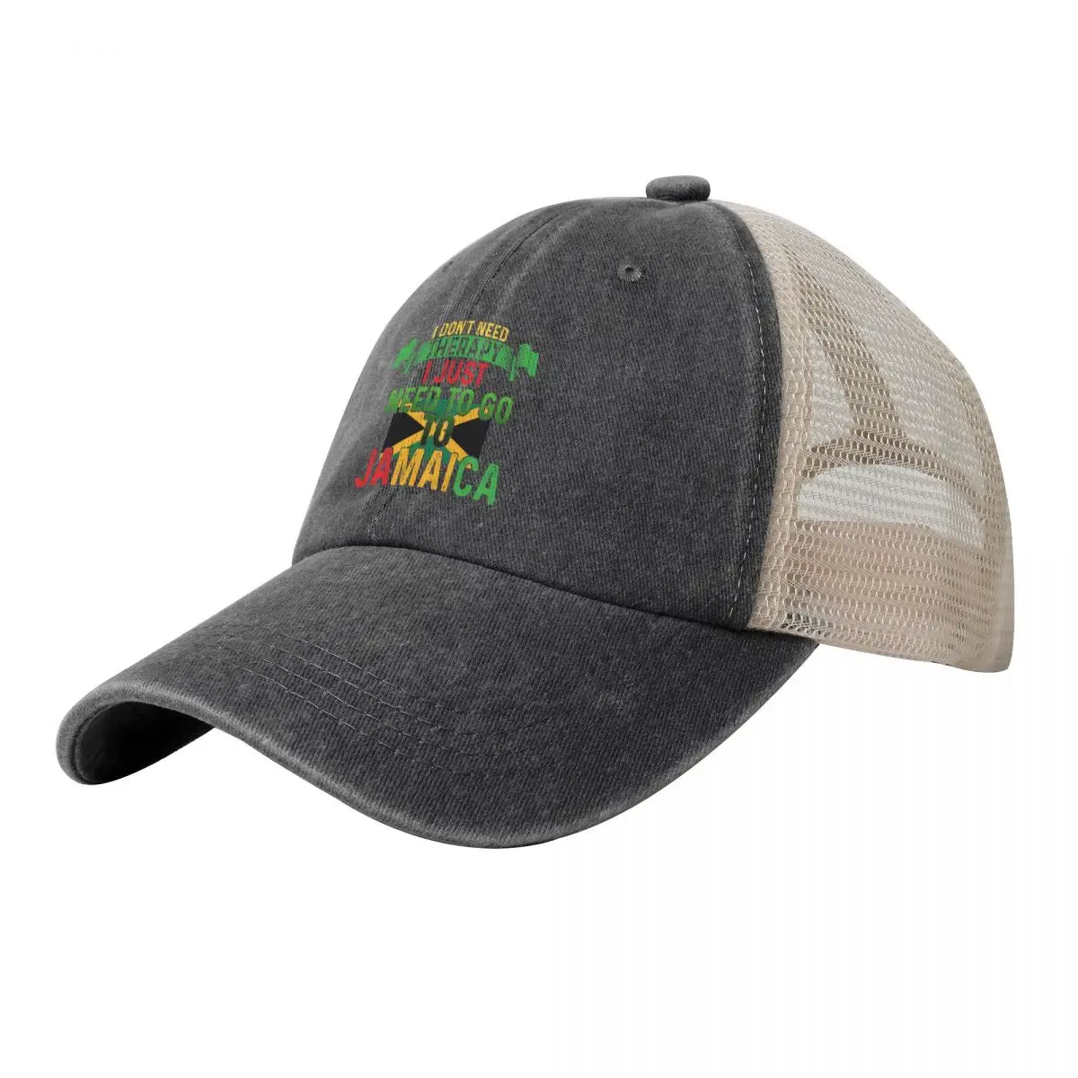 

I DON'T NEED THERAPY I JUST NEED TO GO TO JAMAICA Baseball Cap Golf Wear Sun Cap Baseball For Men Women's