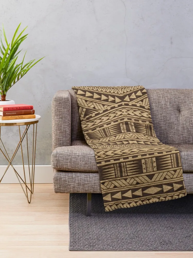 Samoan Tapa Cloth Pattern Throw Blanket Sofas throw blanket for sofa