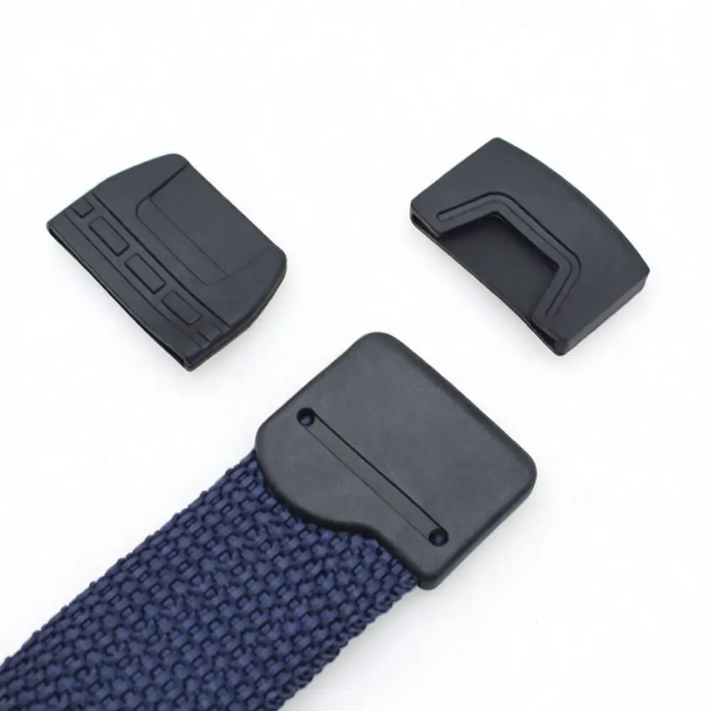 Durable PVC Belt Tail Clip Luggage Hardware Component Sewing Helper Minimalist Style Webbing Fastener For Bag Repair Kits