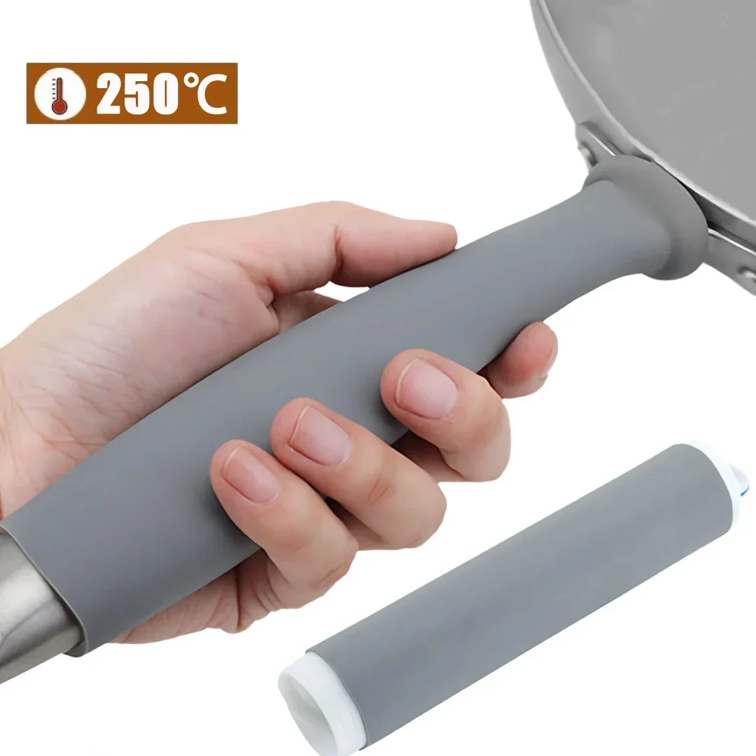 

Frying Pan Handle Insulation Sleeve Rubber Sleeve for Iron Cooker Stainless Steel Pan Handle Sleeves Kitchen Tool Accessories