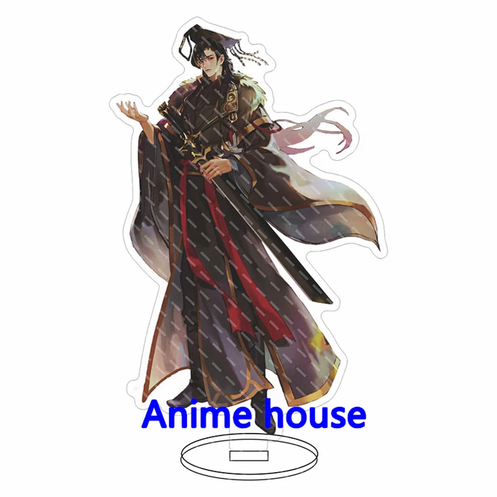 The Husky and His White Cat Shizun Anime Cosplay Acrylic 15cm  Stand Model Plate Holder Cake Topper Birthday Prop Fans  Gifts