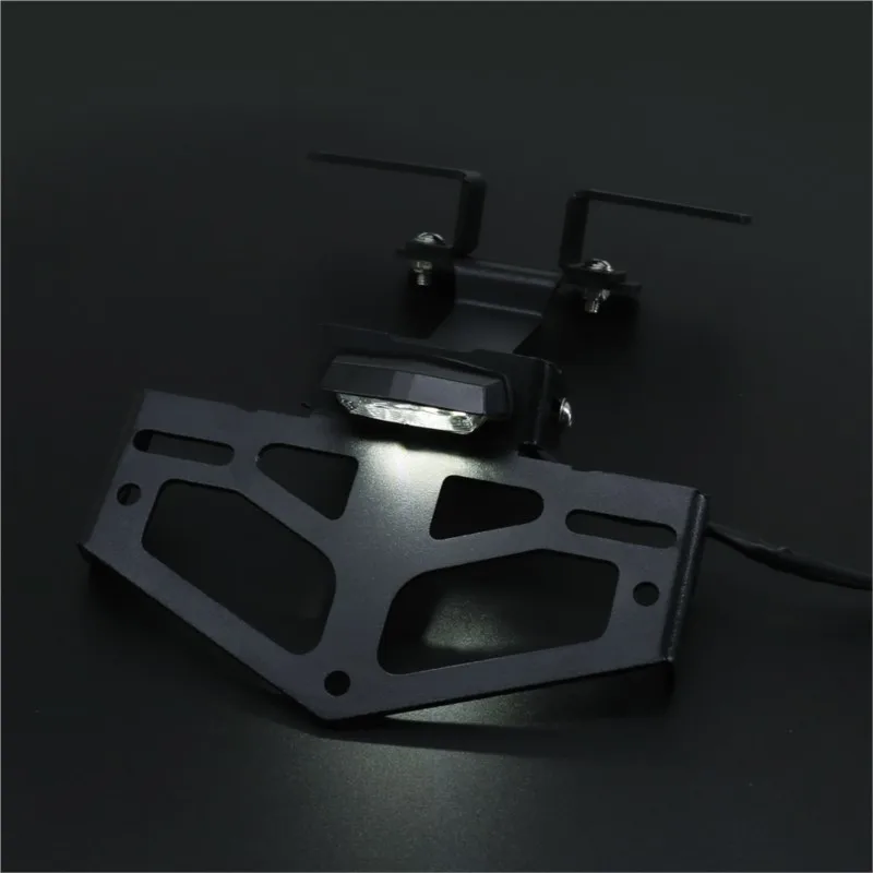Universal Motorcycle License Plate Bracket LED Light For Plate FOR BENELLI TRK 502/X 251 TNT 125 135 250 300 600 TNT 150 BN 125