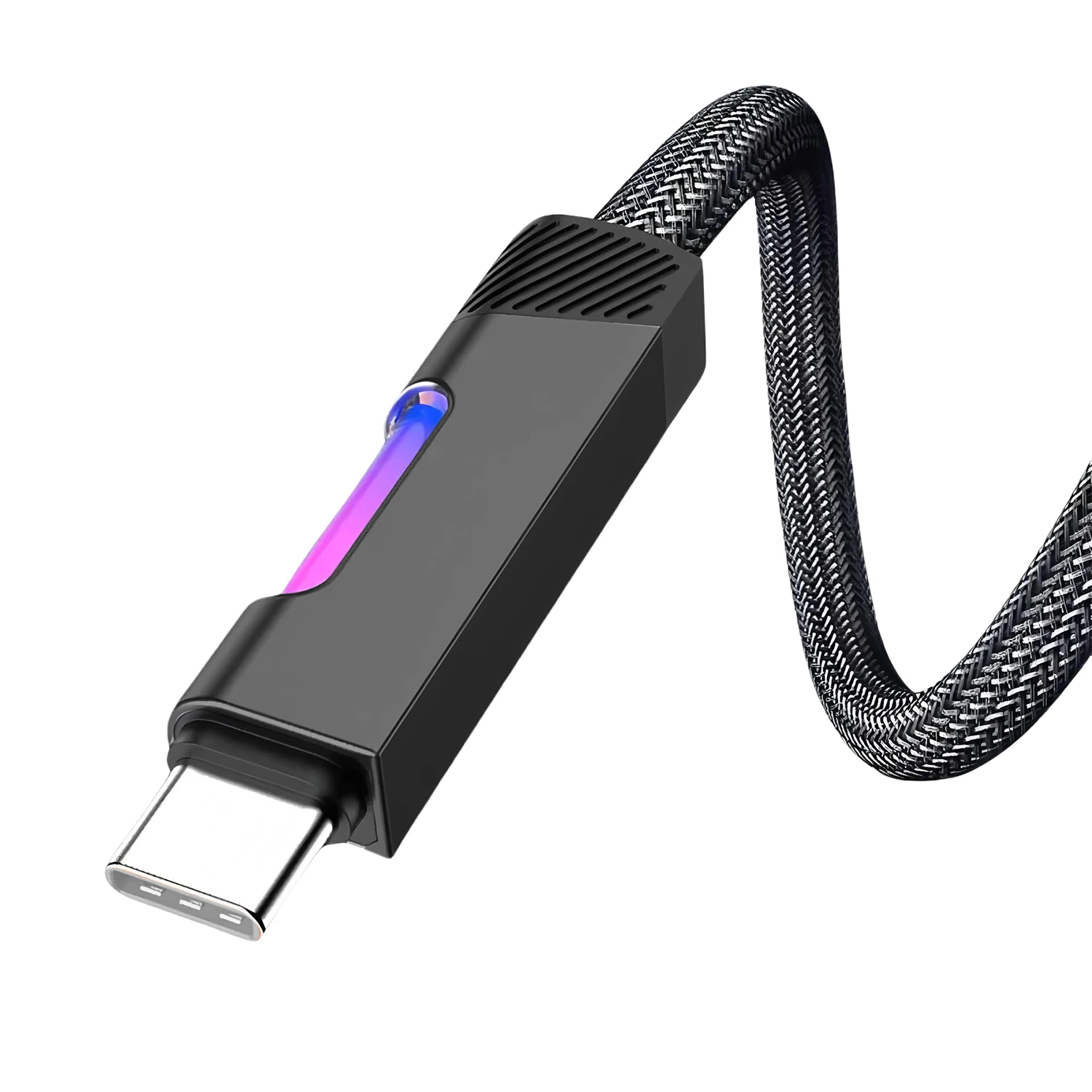 

240W LED light PD to USB-C Fast Charging Cable for iPhone 15 Pro Max Macbook Huawei Mate 60 Samsung Phone PD to Type C