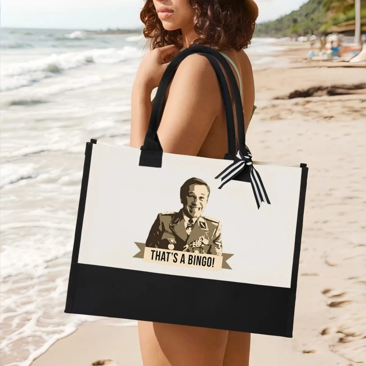 

THATS A 2026 Новое поступление, модная практичная просторная многоразовая большая сумка с узором и принтом, 2-цветная сверхмощная большая сумка на плечо f