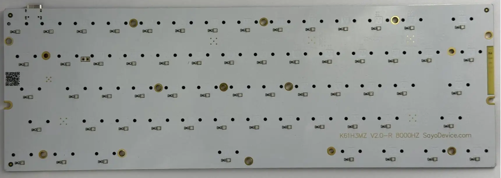 K61H3MZ K64H3MZ 60% with magnetic axis keyboard main board up and