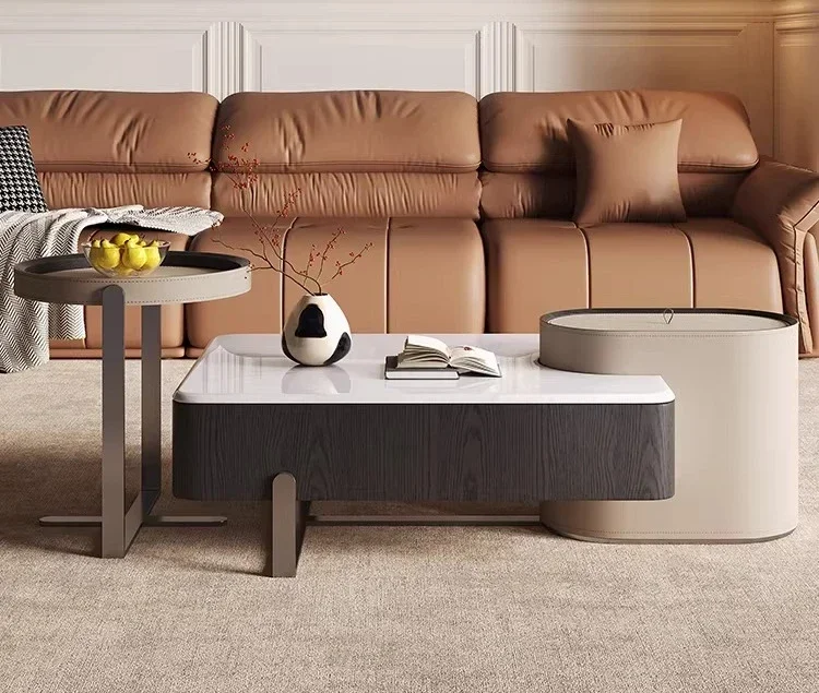 Modern simple coffee table combination living room home storage coffee table