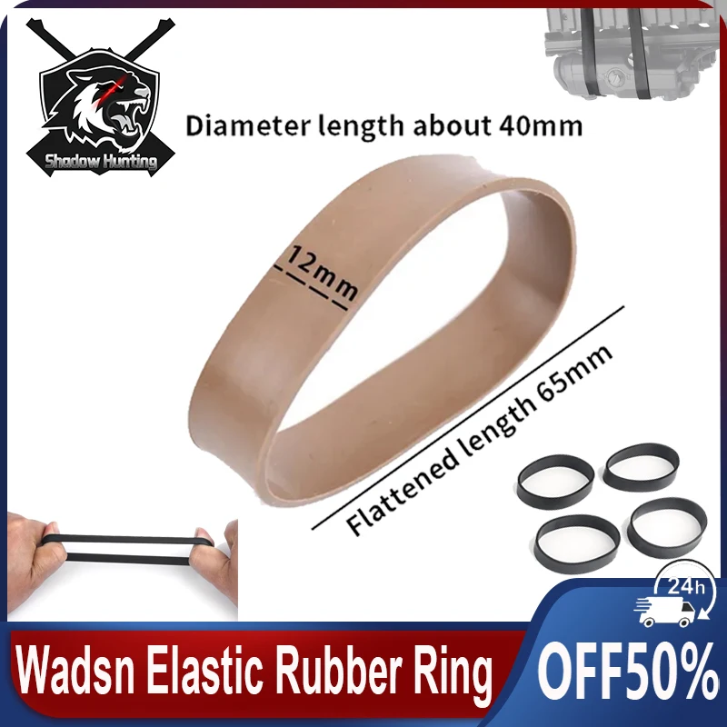 

WADSN High-Strength Elastic Rubber Ring installation andre inforcement Indicator Accessorie DBAL/PEQ/NGAL/RAIN Laser 4pcs/pack