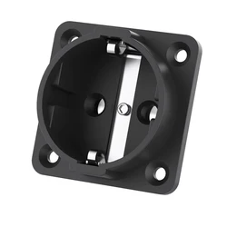 Hifi Monosaudio Pure Copper Rhodium Plated Schuko Socket AC 250V 16A EU Power Sockets Eur European Power Chassis ES3R