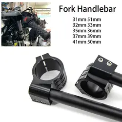 31MM 32MM 33MM 35MM 36MM 37MM 39MM 41MM 45MM 48MM 50MM 51MM PRO Riser High Clip Ons Handle Bar Fork Tube Lift Clip on Black Pair