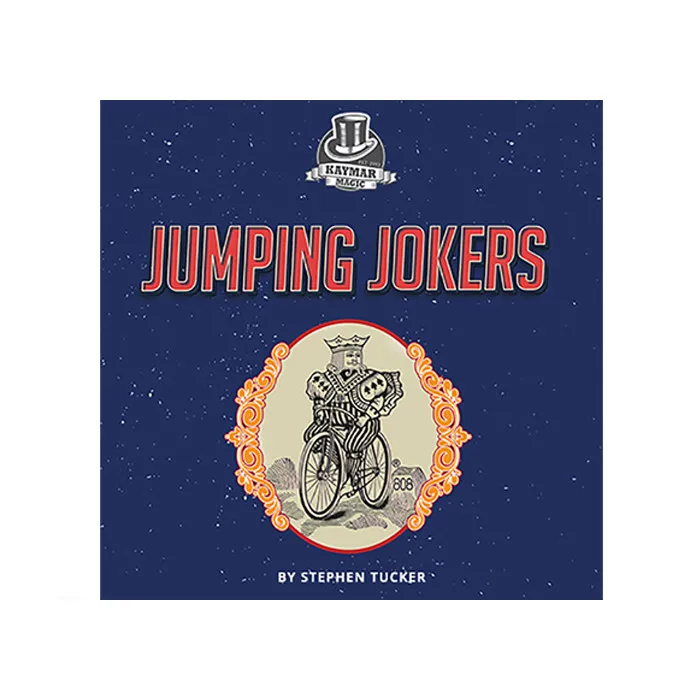 Jumping Jokers by Stephen Tucker and Kaymar Magic - Trick Card Magic Props Illusions Close up Magic Gimmick Magician Cards