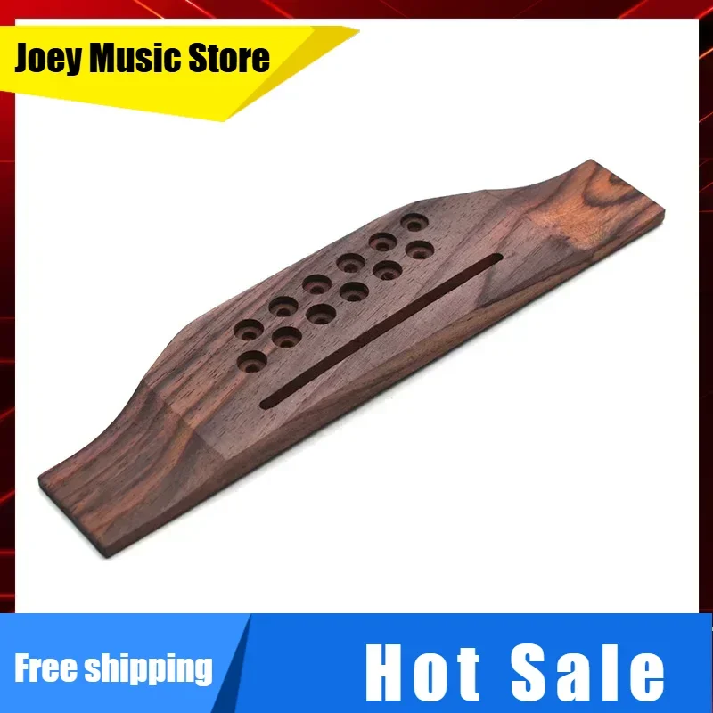 

Бридж из палисандра для 12-струнной акустической гитары, аксессуары, замена детали