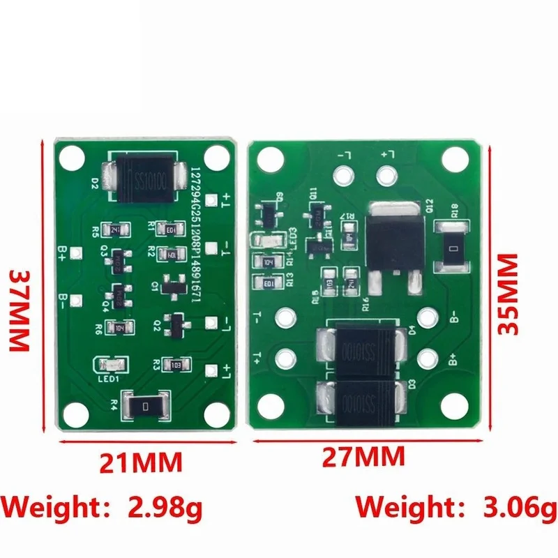 DT98 Solar Light Circuit Control Board Panel Battery Module LED Switch Controller for Garden Street Light 10Pcs