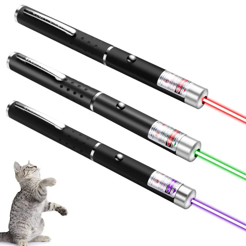 Red Green Blue-violet Light Sand Table Pointer Pen Funny Tease Energy Saving Lighting Equipment Cat Accessories Cat Toys