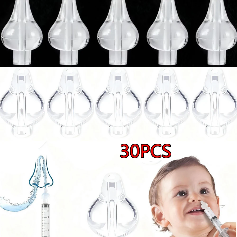 30Pcs Adult Ear Wash and Nasal Mouth, Children's Nose Mouth, Reusable Nose and Ear Wash Soft Tip
