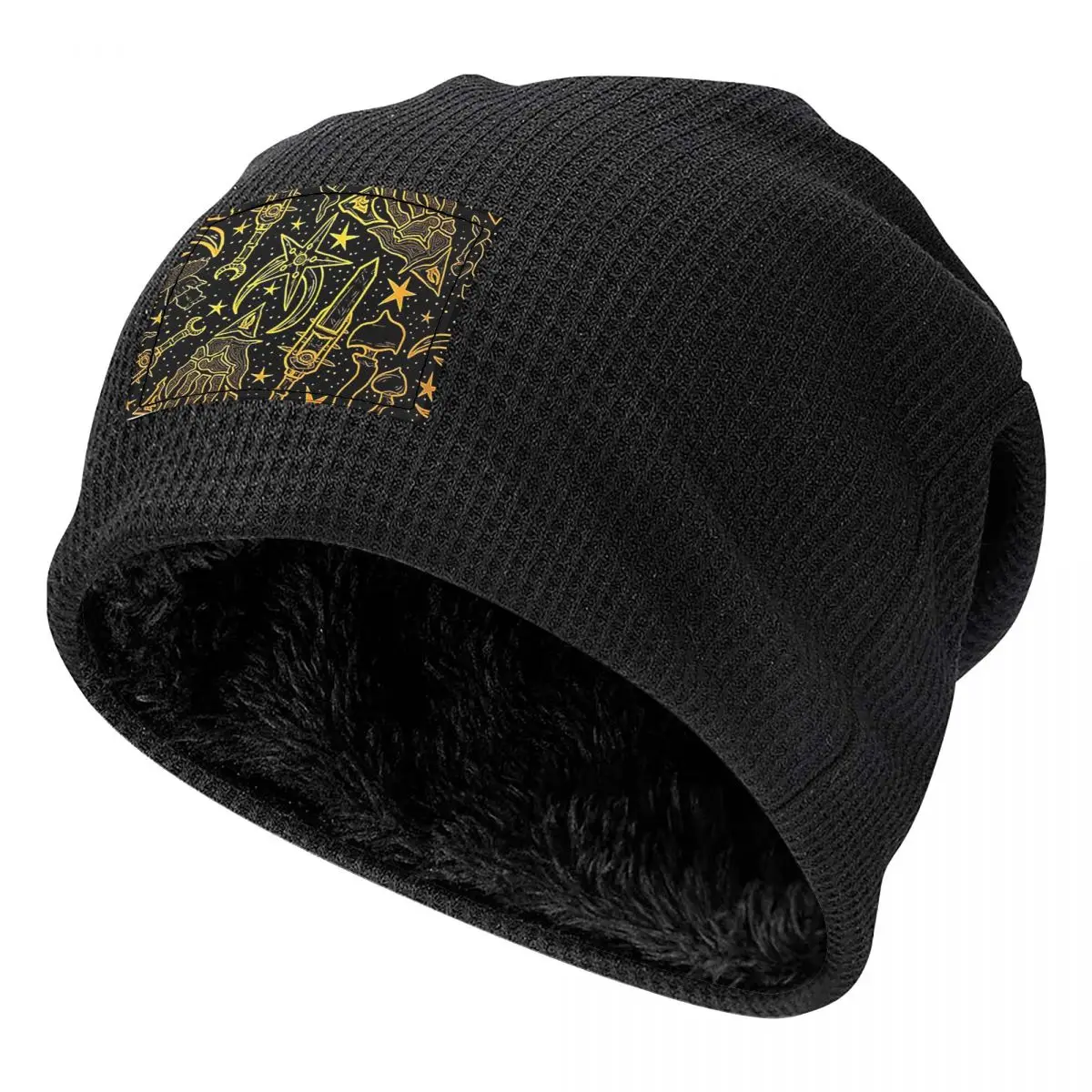Nerevar Morrowind GOTY Edition Inspired Scrolls Elder RPG Dunmer Beanies Caps Fleece-Lined Bonnet Hat Warm Outdoor Skullies Hats