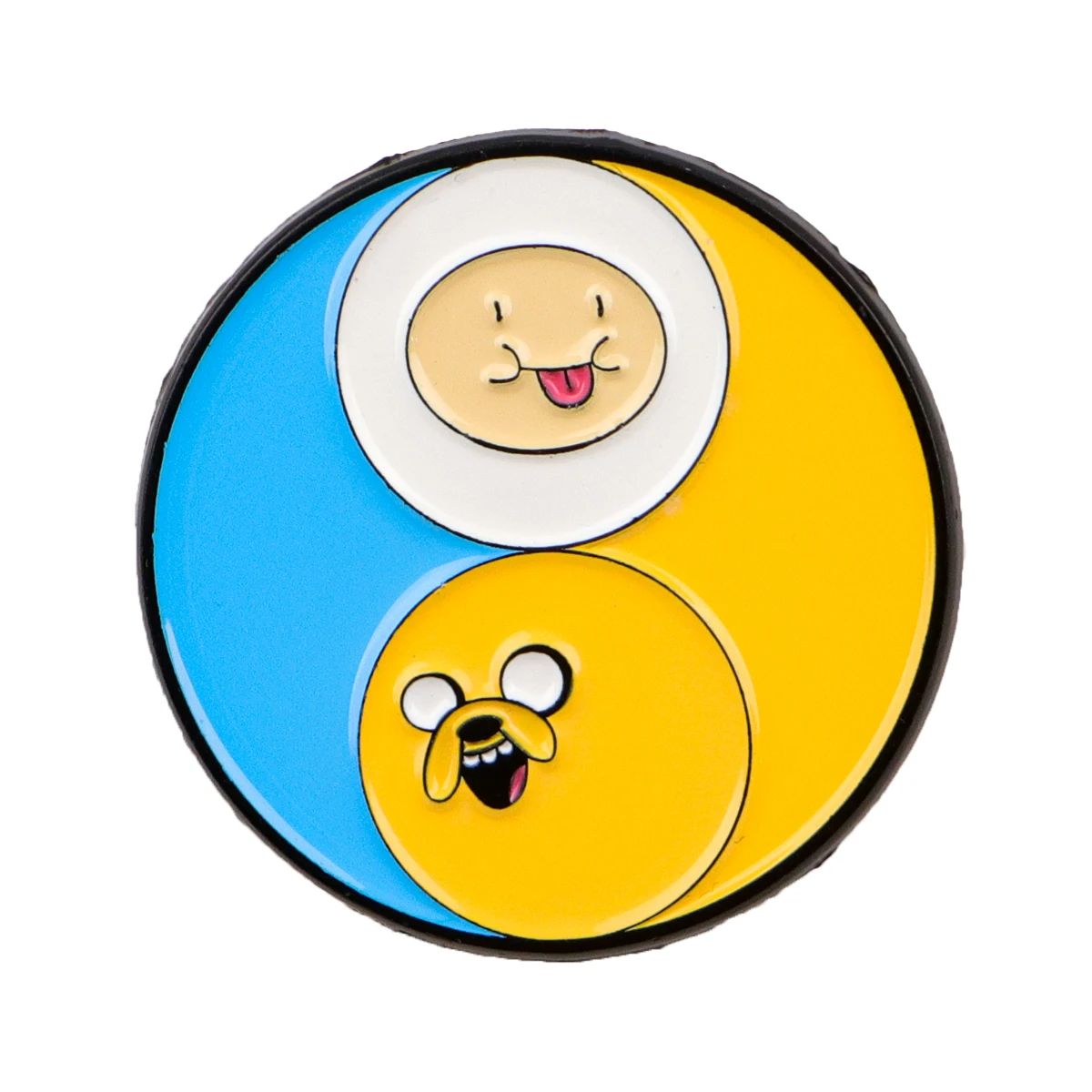 Pin Enamel Petualangan Kartun Bros Finn & Jake Universe Pada Pakaian Tas Lencana Pakaian Kerah Hadiah Perhiasan Pasangan Pria Wanita