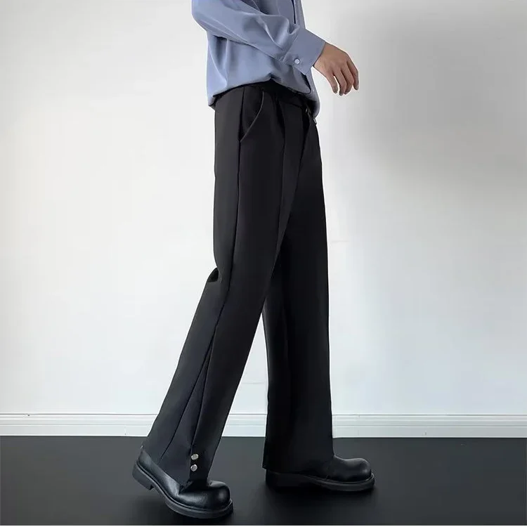 2024 New Autumn/Winter Men's Western Pants Business Formal Middle aged Men's Casual Pants Casual Pants Men's Styles