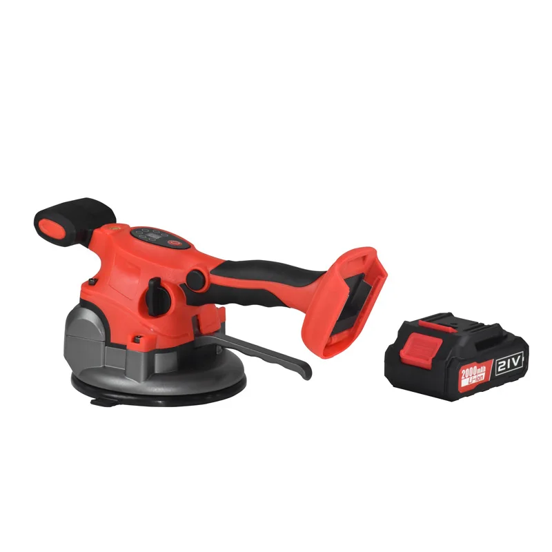 Electric Tile Vibrator Suction Cup 6-speed Adjustable Tiling Machine Leveling Motorized Tool 150mm Suckers 100KG Lifting