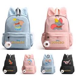 Cure Dumbo Backpack for Girl Boy Student Teenager Rucksack Women Casual Portable Laptop Travel Rabbit Ears Cute Mochila