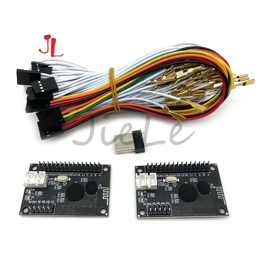 Wireless USB Arcade Zero Delay Joystick Encoder, PCB for PC, Android Smart TVs, Set-Top Boxes, Various Arcade Games, 2.4G